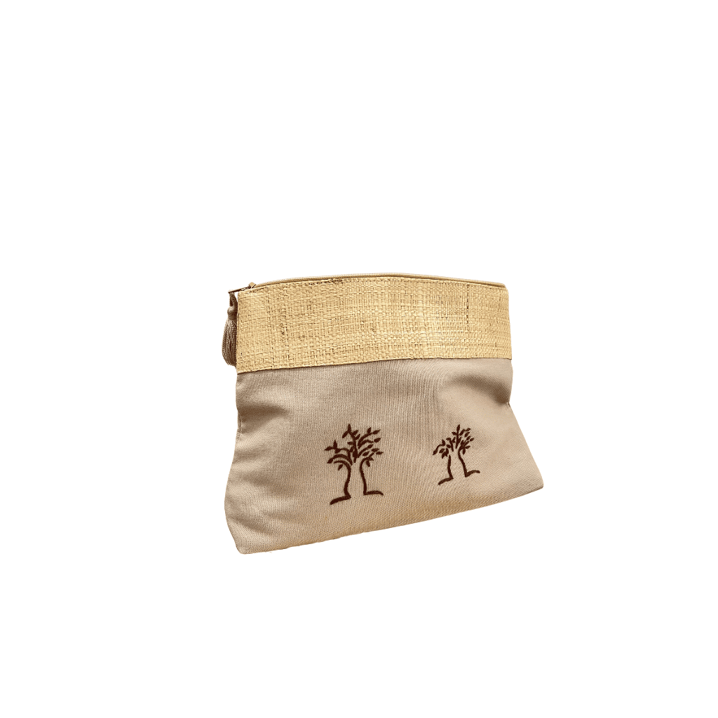Pochette Coton-Raphia
